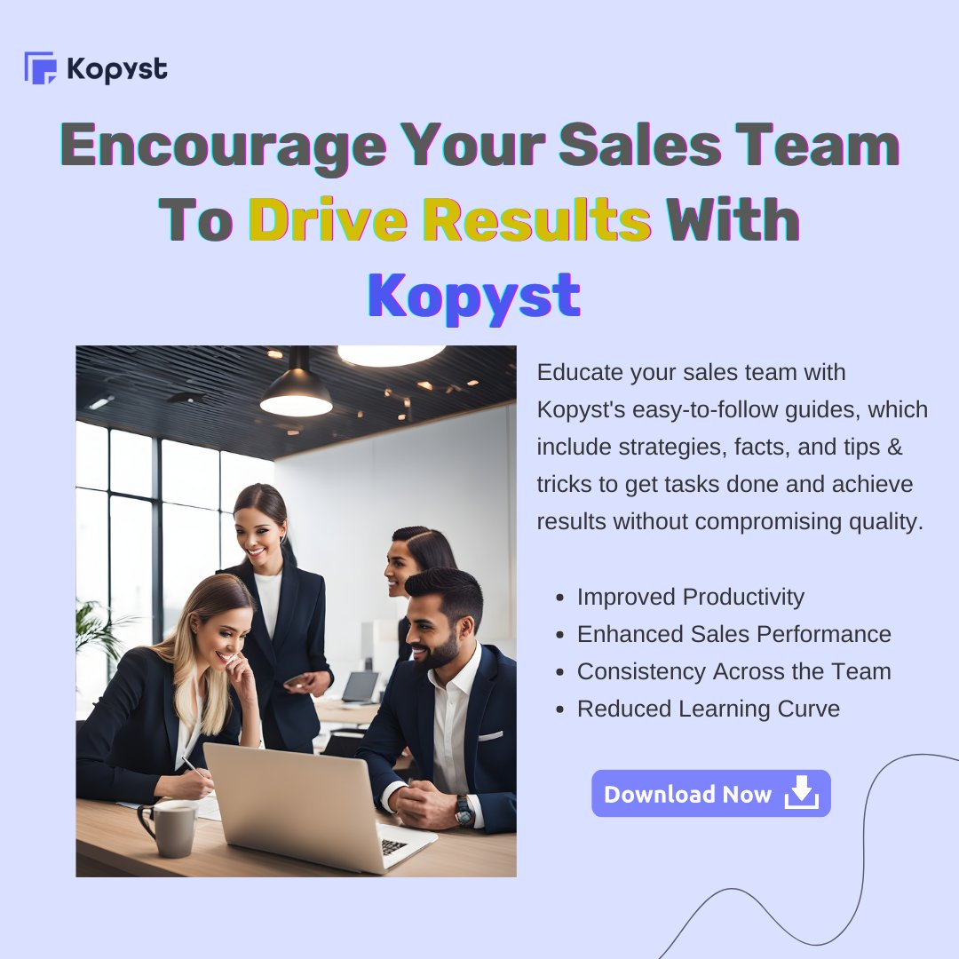 GetKopyst's tweet photo. Level up your sales game with Kopyst Guides!

#Kopyst #kopystextension #guidecreationtool #ai #aitools #free #chromeextension #online #twitter #news #trending #Israel_under_attack #gaza #education #easytools #trykopystnow #Download https://t.co/Srmz7zv5XN