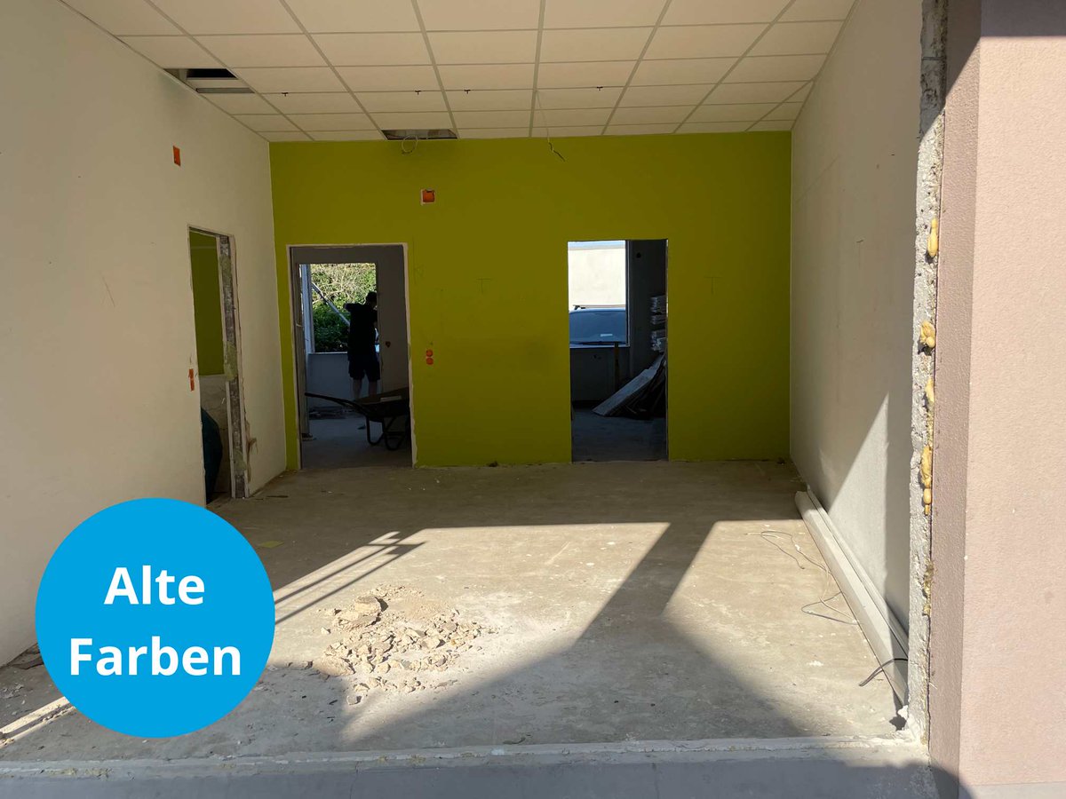So langsam wird’s. Neuigkeiten in Sachen Umbau der Räumlichkeiten der #WirtschaftsfoerderungBergstrasse. Unser Eingang in der Wilhelmstraße 51 ist jetzt fertig und wieder benutzbar. Den Rest schaffen wir auch noch. Wir sind gespannt auf die fertigen Büroräume 🔥🔨😀