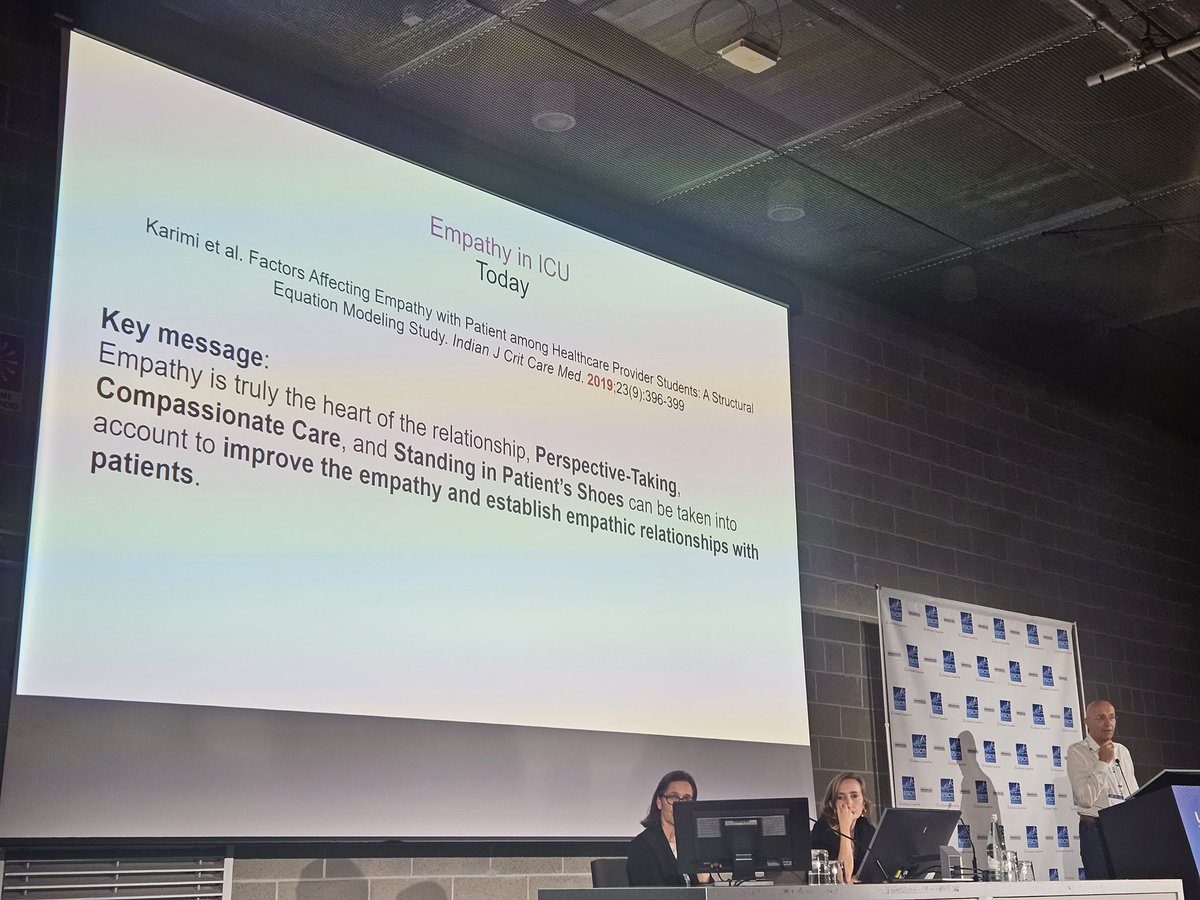 Highly moving talk about empathy in ICU from @JosLatour1 #LIVES2023 Would you treat pts differently if you could see what they see? Hear what they hear? 👉👉👉youtu.be/cDDWvj_q-o8?fe…