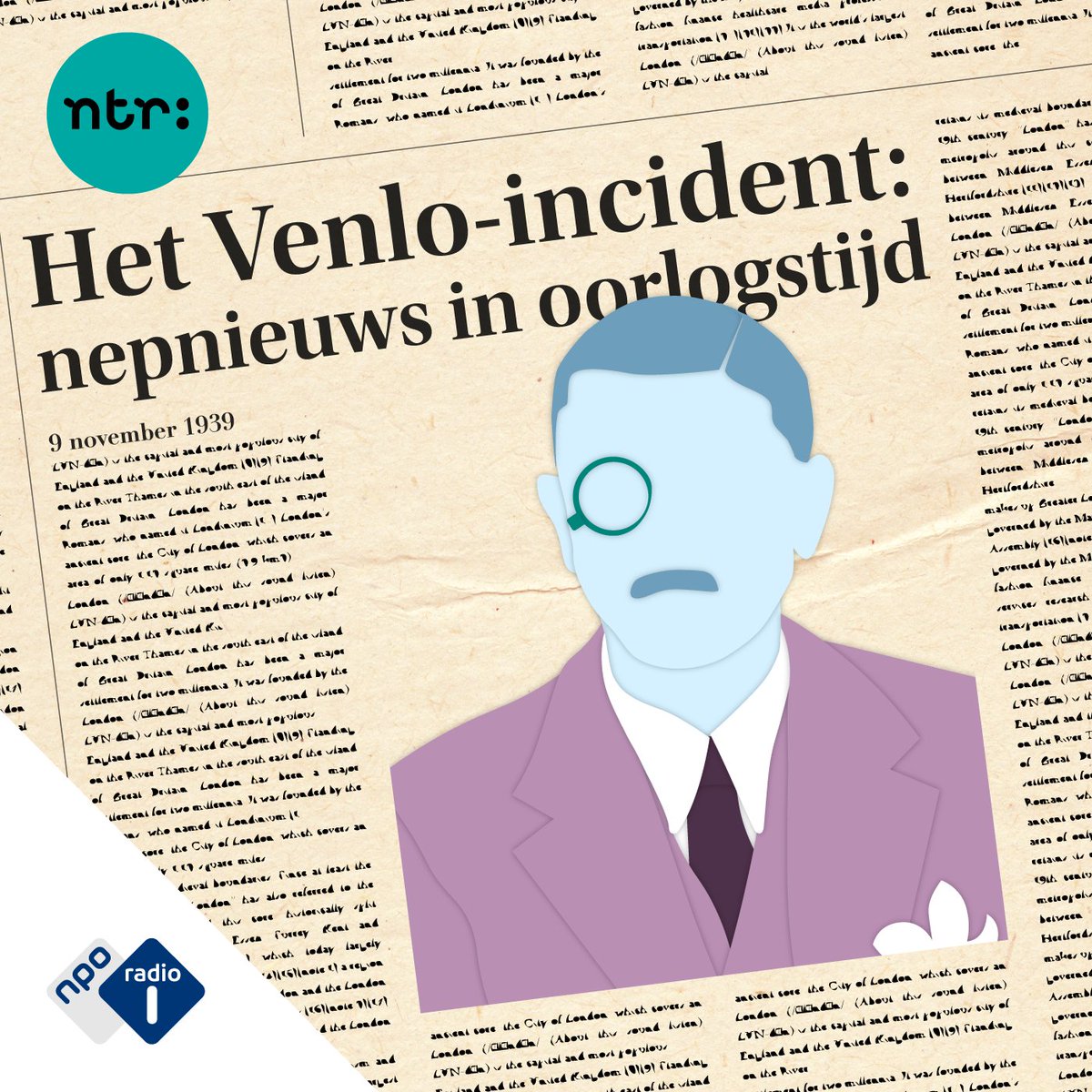 Een geheimzinnig schietincident in Venlo, Britse spionnen, een bomaanslag op Hitler: wat speelde zich af in november 1939? @PaulRuigrok en Huibert Crijns pluizen het uit in de spannende podcast Het Venlo Incident van @omroepntr en de KB. Vanaf 8 november! kb.nl/ontdekken-bewo…