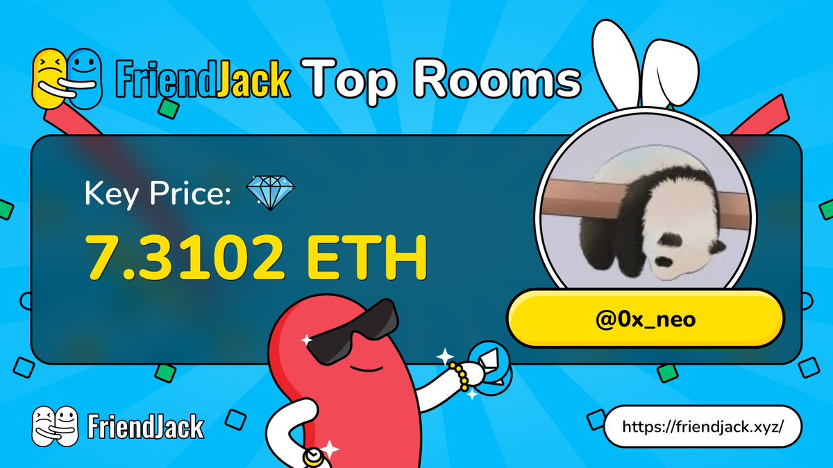 Blue_DJD's tweet photo. 🚀 Hey @0x_neo, your room is catching everyone's eyes!

✨ With an impressive 💎 #Key price of 7.3102 #ETH on @friendtech, we're intrigued by the treasures you've got hidden inside 🔍.

🤔 Any chance you'd unveil a glimpse of the secrets?
🔗#FriendJack https://t.co/RUwaMlq1dz https://t.co/1AKWQEtc3B