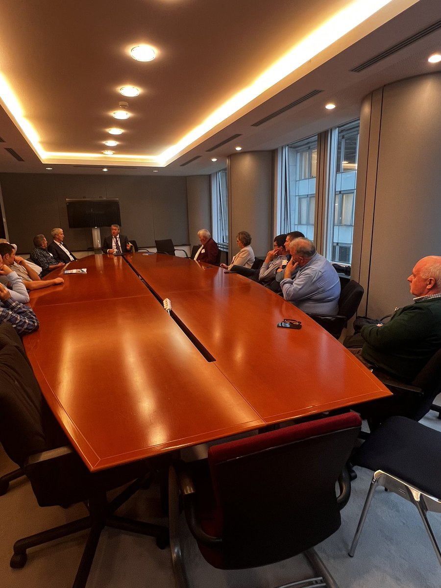 BillyKelleherEU's tweet photo. Another day and great to host a delegation of West Cork #dairy ๐ farmers who are on an @ICOS1894 visit to the ๐ช๐บ Institutions in Brussels. https://t.co/UjVeOair0n