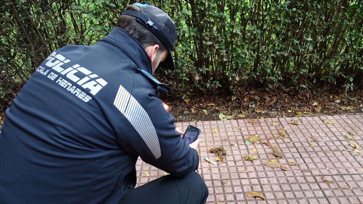 Policía local de Alcalá y servicios de limpieza comienzan la toma de muestras de adn de heces caninas para identificar el animal y multar al propietario. Hasta 3.000 euros de sanción telemadrid.es/noticias/madri…