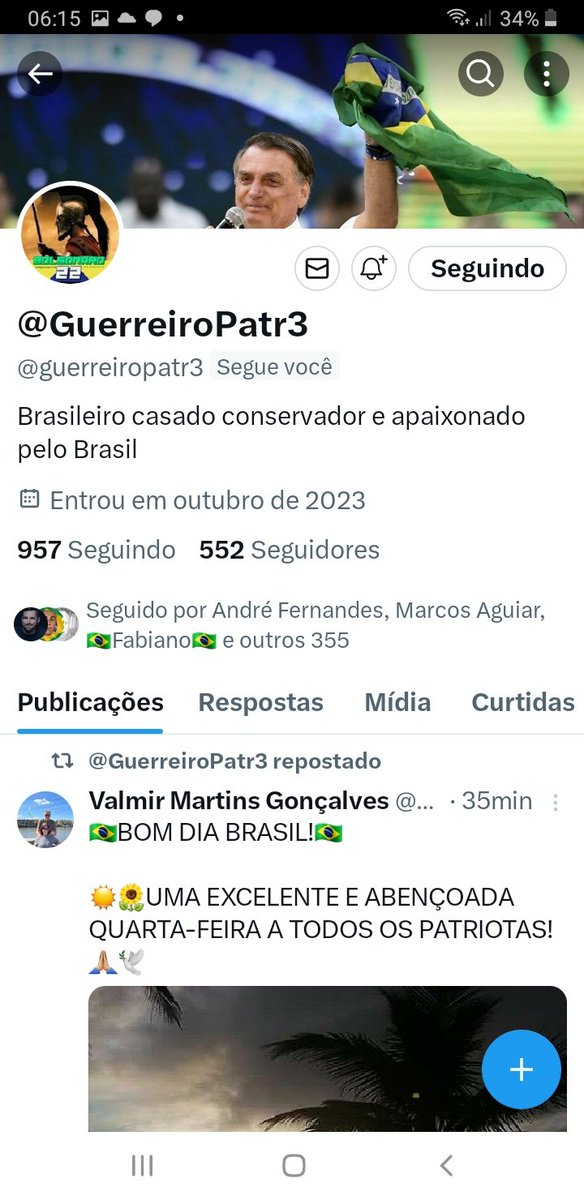 Precisamos ajudar @guerreiropatr3 aumentar o alcance👊 SIGAM‼ Já segue? RP ajuda. BORA? Obrigada 😘