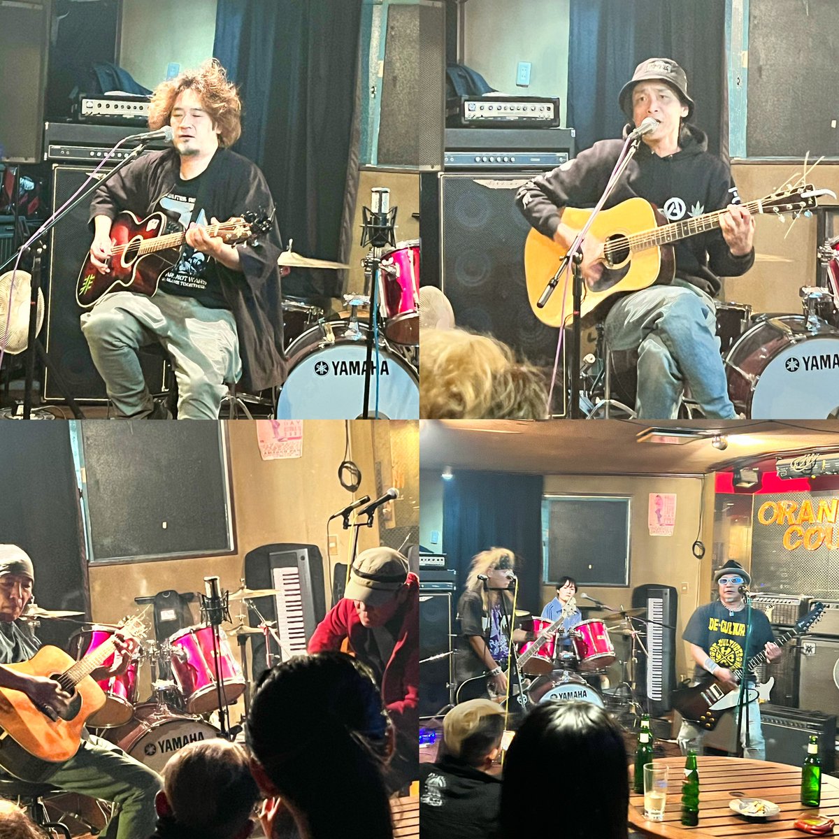 wildturkey_band's tweet photo. 天王町ORANGE COUNTYでのRollin' &amp; Tumblin' vol.4無事終えることができました！平日なのに参加してくれたYOSHIKI、TAKEHISA、地下水道、HELLIXX、ORANGE COUNTY BROTHERSを開けてくれたJUNYA、仕事帰りに立ち寄ってくださった皆様、ホントにありがとうございました！めっちゃ良い夜を過ごせました〜 https://t.co/ASoK368gwF