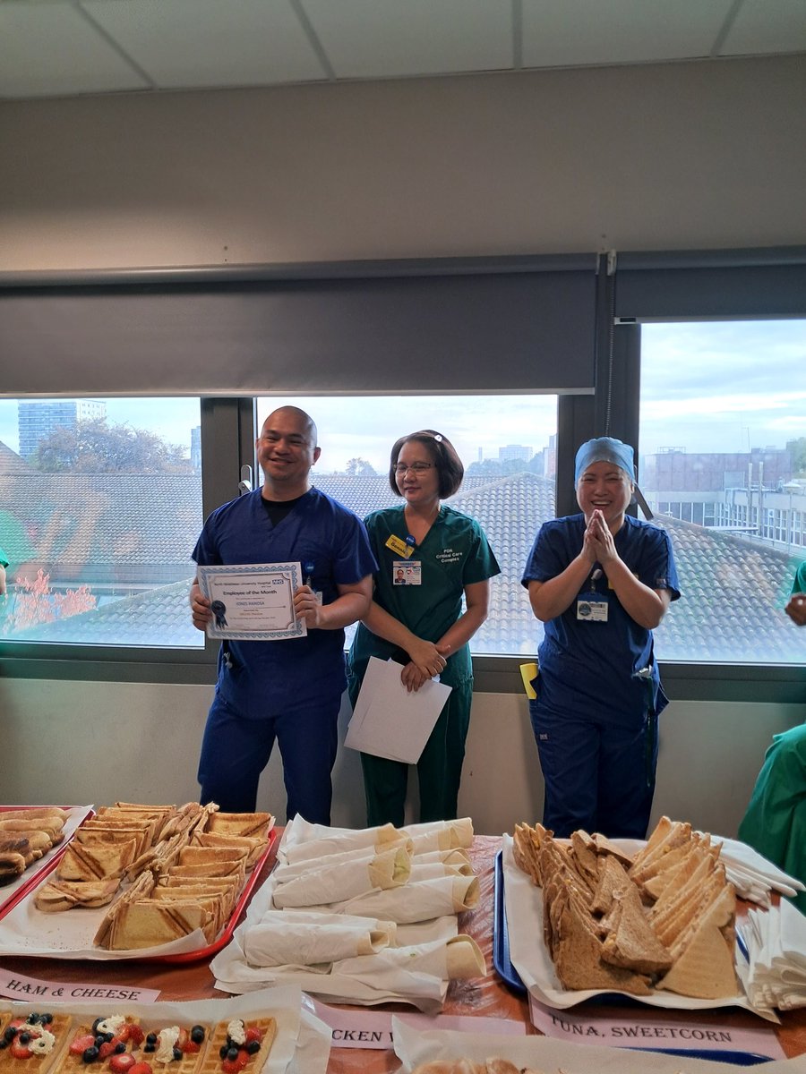 NMUH Critical Care staffs who are recognised this month for their hard work and contributions to our unit 🙏🙏😘😘💙