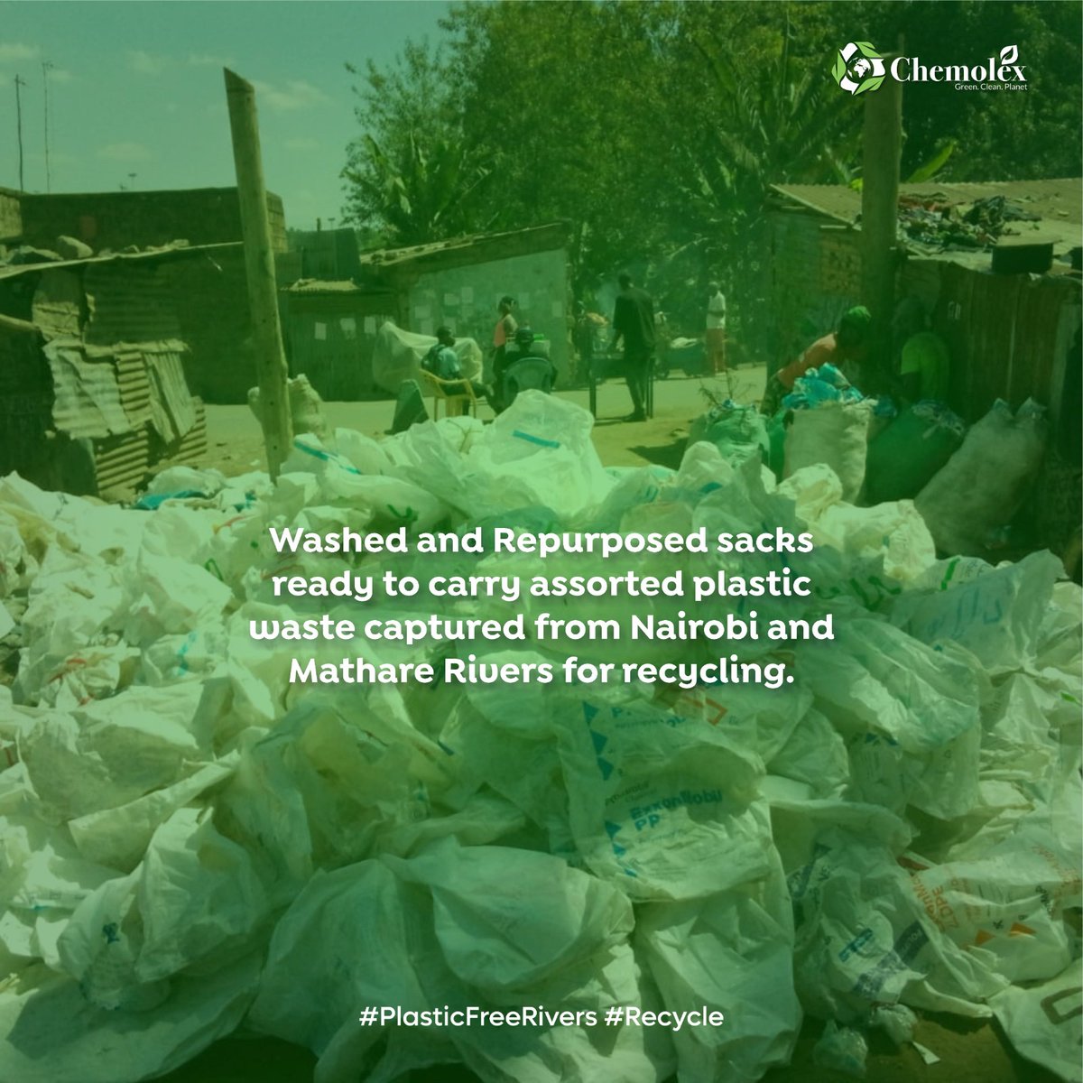 Did you know that when River plastic reaches our recycling facility; it's sorted into high density and low density plastic before recycling?

It is then mixed with crushed glass(waste glass) also collected from Rivers to create our durable pavement blocks.

#Innovation #chemolex