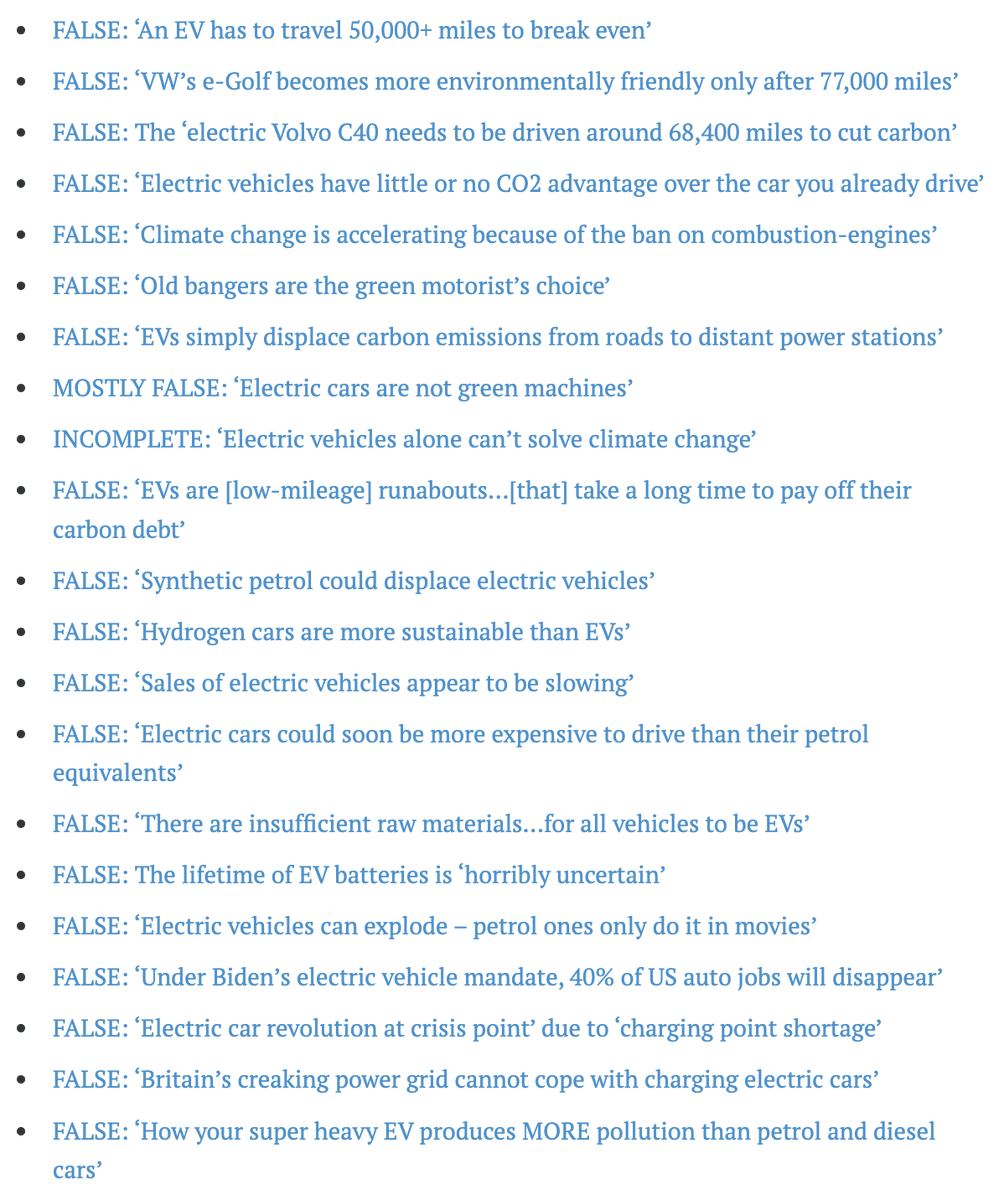 NexGenClimate's tweet image. 🔍 Fact-checked 21 EV myths! 

🚗 Debunking the misconceptions about electric vehicles and their vital role in decarbonizing transportation. 🌍  #GreenTransport 🌱🔌