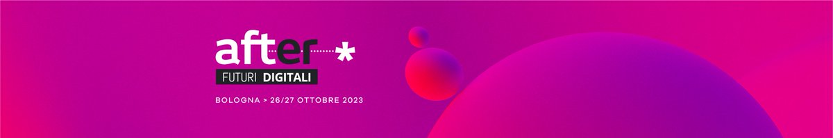 Comune di Bologna (@comunebologna) on Twitter photo "After. Futuri digitali" è il festival dedicato alla diffusione della cultura #digitale e alla promozione delle comunità di innovatori locali su tutto il territorio regionale, a cura di <a href="/RegioneER/">Regione Emilia-Romagna</a>.
#Bologna ospita la tappa del 26-27 ottobre.
Scopri di più: culturabologna.it/lang/engs_lega… "After. Futuri digitali" è il festival dedicato alla diffusione della cultura #digitale e alla promozione delle comunità di innovatori locali su tutto il territorio regionale, a cura di <a href="/RegioneER/">Regione Emilia-Romagna</a>.
#Bologna ospita la tappa del 26-27 ottobre.
Scopri di più: culturabologna.it/lang/engs_lega…