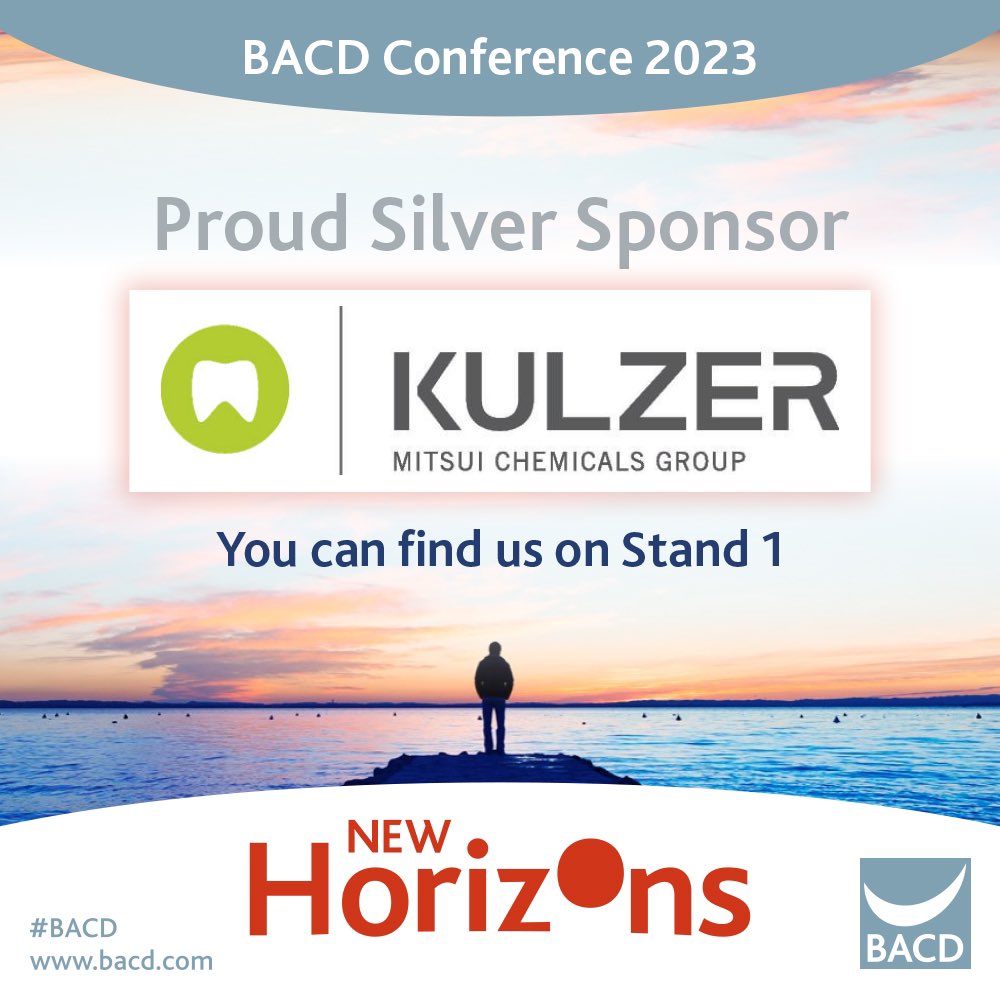 Visit us at The BACD’s 19th Annual Conference in London: New Horizons! 

The Kulzer team are looking forward to  welcoming you on stand #1 from November 9th to the 11th

Dental education in association with Kulzer

<a href="/TheBACD/">The British Academy of Cosmetic Dentistry</a> 
#TheBACD #BACD #BACD2023 #Kulzer #MyKulzer #VenusPearl