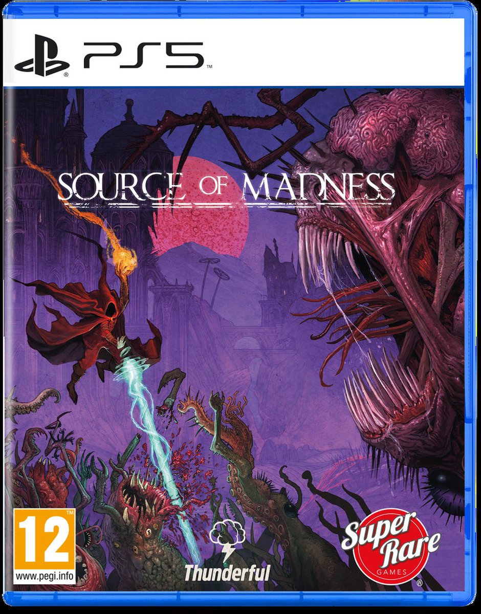 FullsetPS5's tweet photo. L'éditeur @SuperRareGames vient de débuter les expéditions de son premier jeu #PS5 : #SourceOfMadness

Le jeu est encore disponible, il reste ~370 copies du jeu sur le site de l'éditeur :

https://t.co/eCoH0XBB04 https://t.co/7chrWnGGQ8