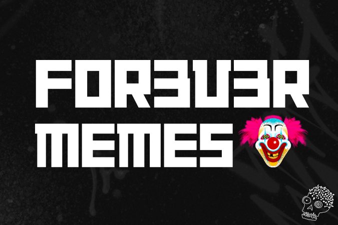 We're thrilled to finally unveil our Open Edition collection, FOR3V3R MEMES! 🤡

This Open Edition, formerly known as "Clown Cards”, was initially created and used by the #D34DARMY to clown the serial rugger <a href="/EeBandlee/">B4NDL33 (💀, D34D)</a> after rugging the #XXD34D community. It also served as a