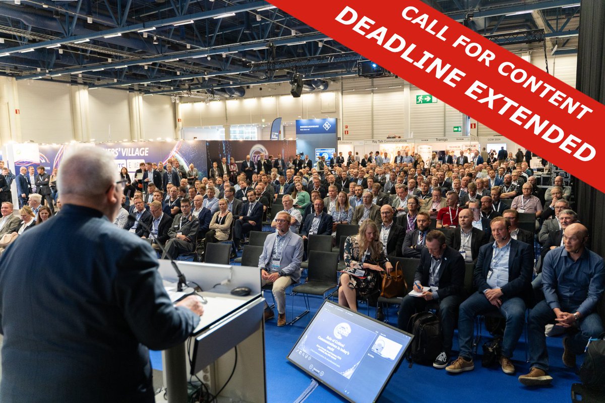 There has been huge interest in the 2024 call for content, so we're giving you extra time to submit your application. ⏰Monday 30th October will be the final deadline. critical-communications-world.com/call-for-conte… #CCW24 #CCW @TCCAcritcomms #criticalcommuniction