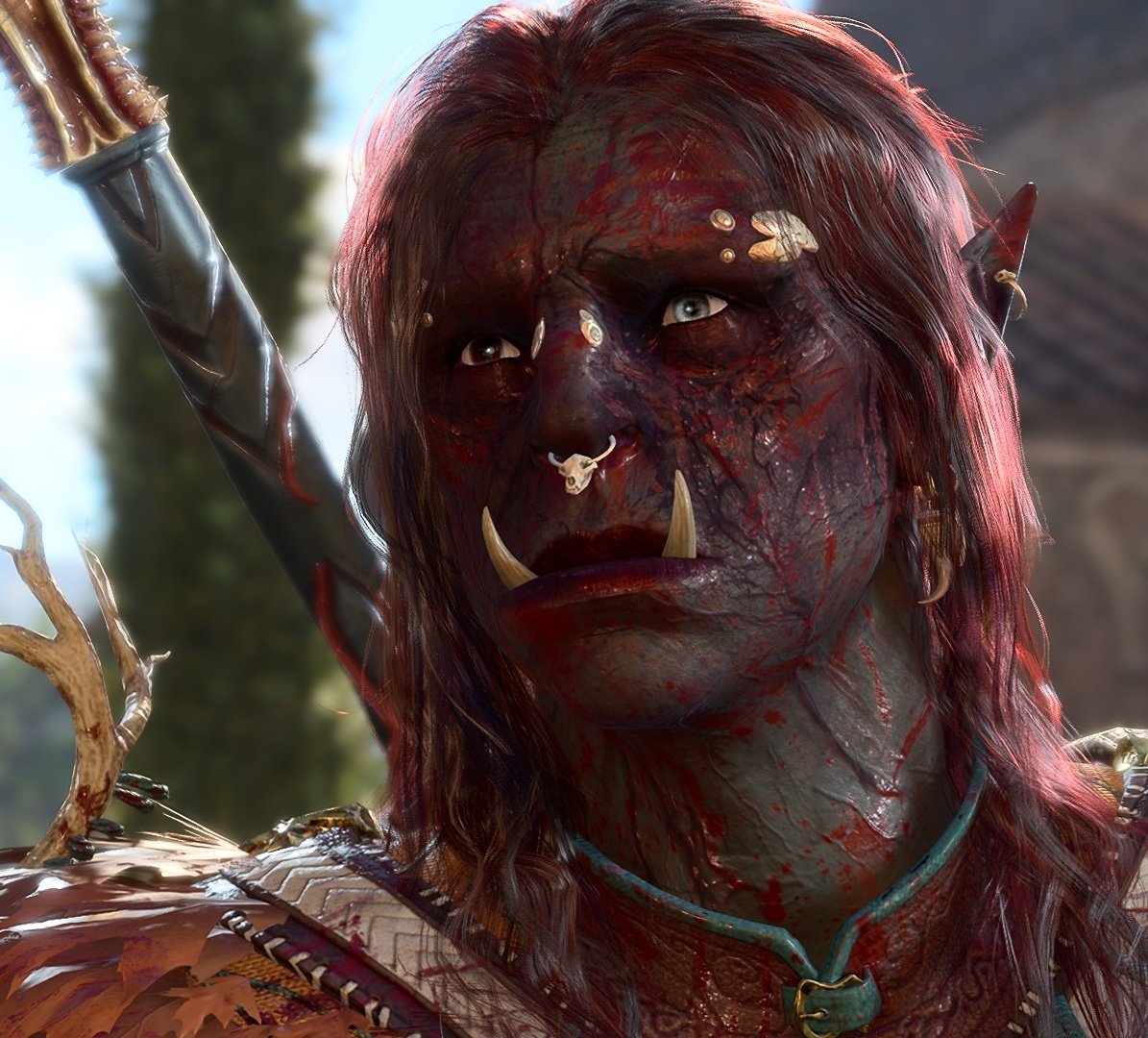 ORCBEARIAN's tweet photo. look at this face and tell me that you couldn't be mad at them after clearing the baldurs gate counting house...

such puppy eyes 🥺

( such a little fucked up mess... ) https://t.co/UgBQhfMiar