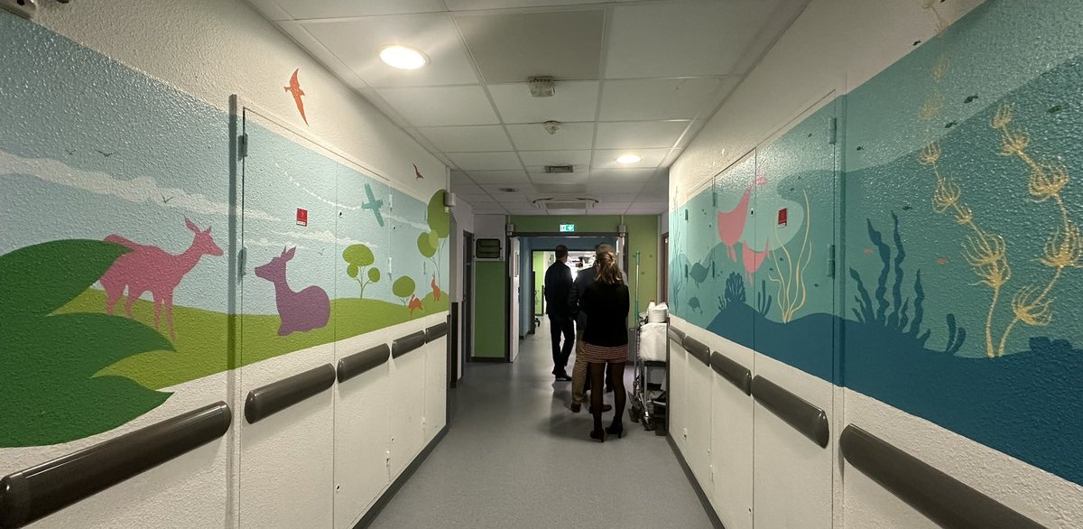 CHUBordeaux's tweet image. [#INAUGURATION] Merci à l&apos;association Tête en l&apos;air, à @AnoukFoundation et aux mécènes pour la réalisation des fresques du fond d’océan 🐳 à la savane africaine 🐆 dans le service de neurochirurgie pédiatrique du GH Pellegrin

👉 Pour en savoir plus : chu-bordeaux.fr/Les-p%C3%B4les…