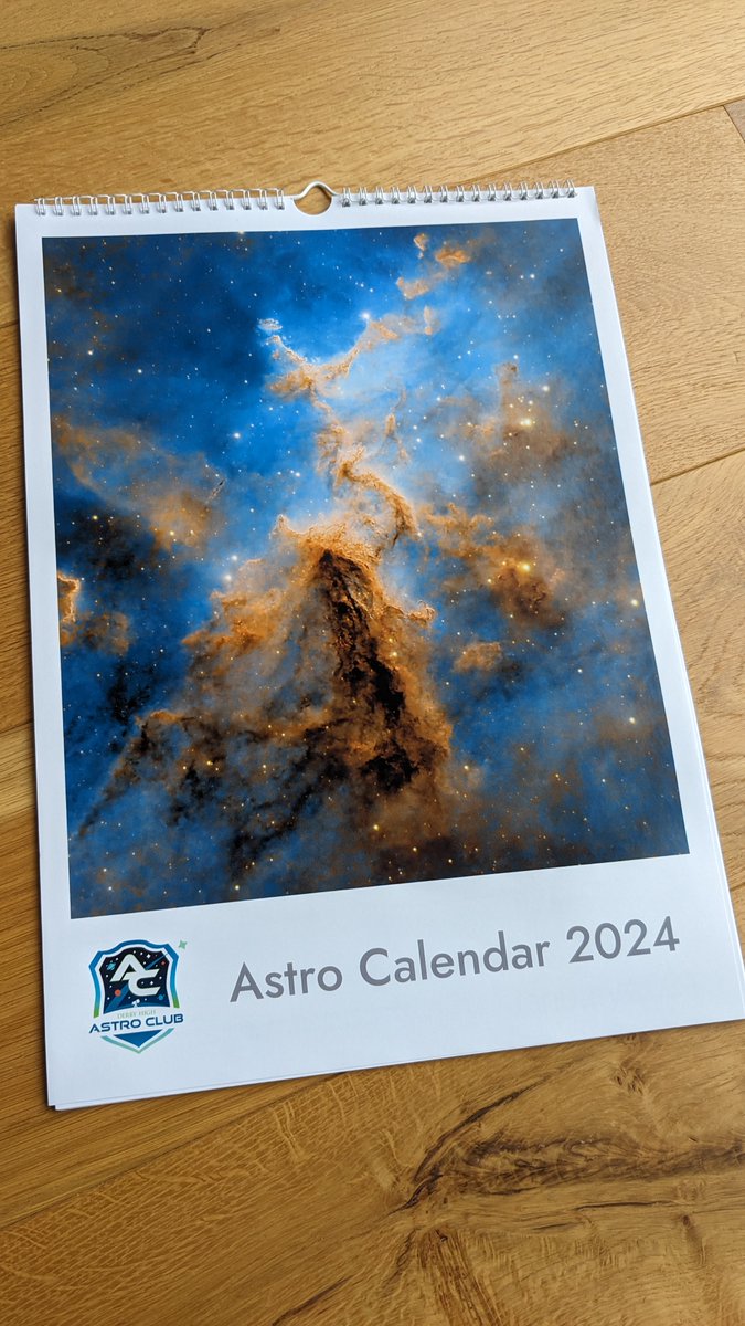 We're nearing 100 orders for this year's <a href="/DerbyHighSchool/">Derby High School</a> Astro Club 2024 calendar in aid of <a href="/MindCharity/">Mind</a> - thank you to everyone who has placed an order! There's still time, however, please reply to the HighPost that went out on Friday. #Astrophotography
