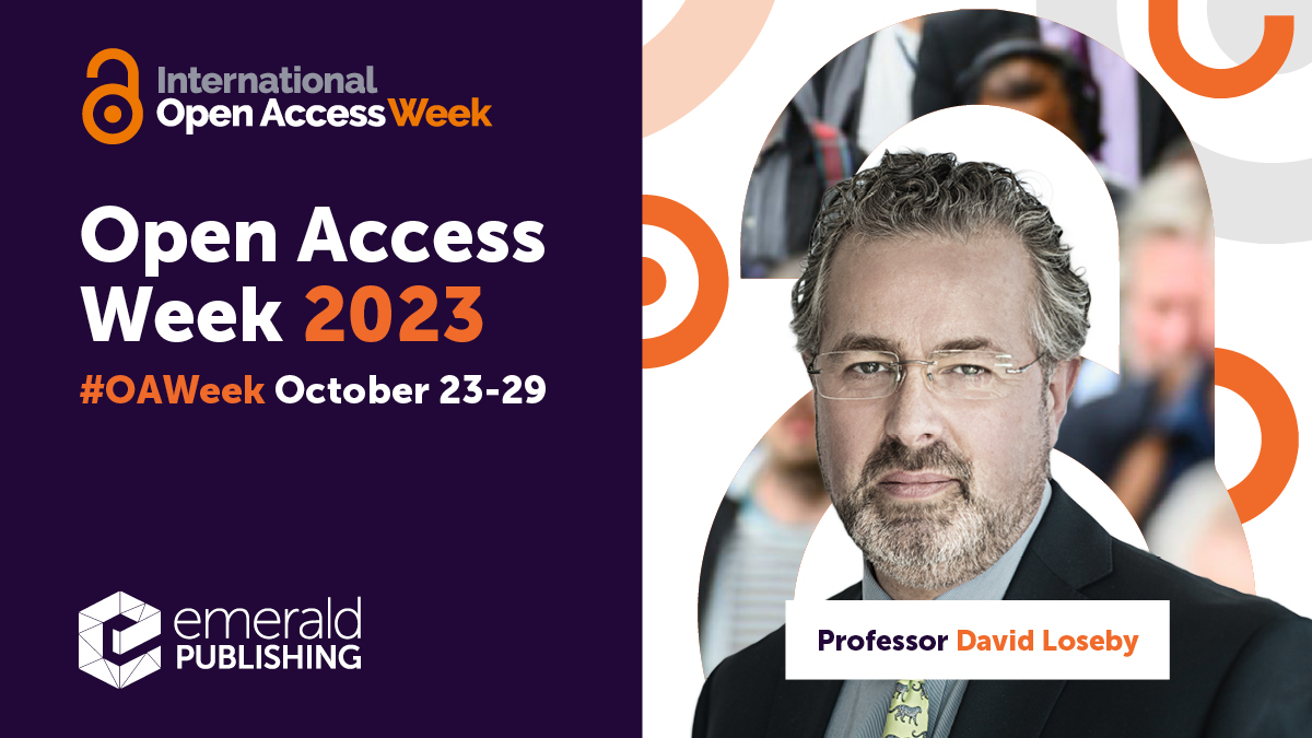 Taking the chair today for our #OAWeek Q&A is Professor @DavidLoseby, Editor-in-Chief of the Journal of Responsible Production and Consumption, a fully open access journal. Read in full, ️here: bit.ly/408l4rU #OpenAccess #SDGs #SDG12