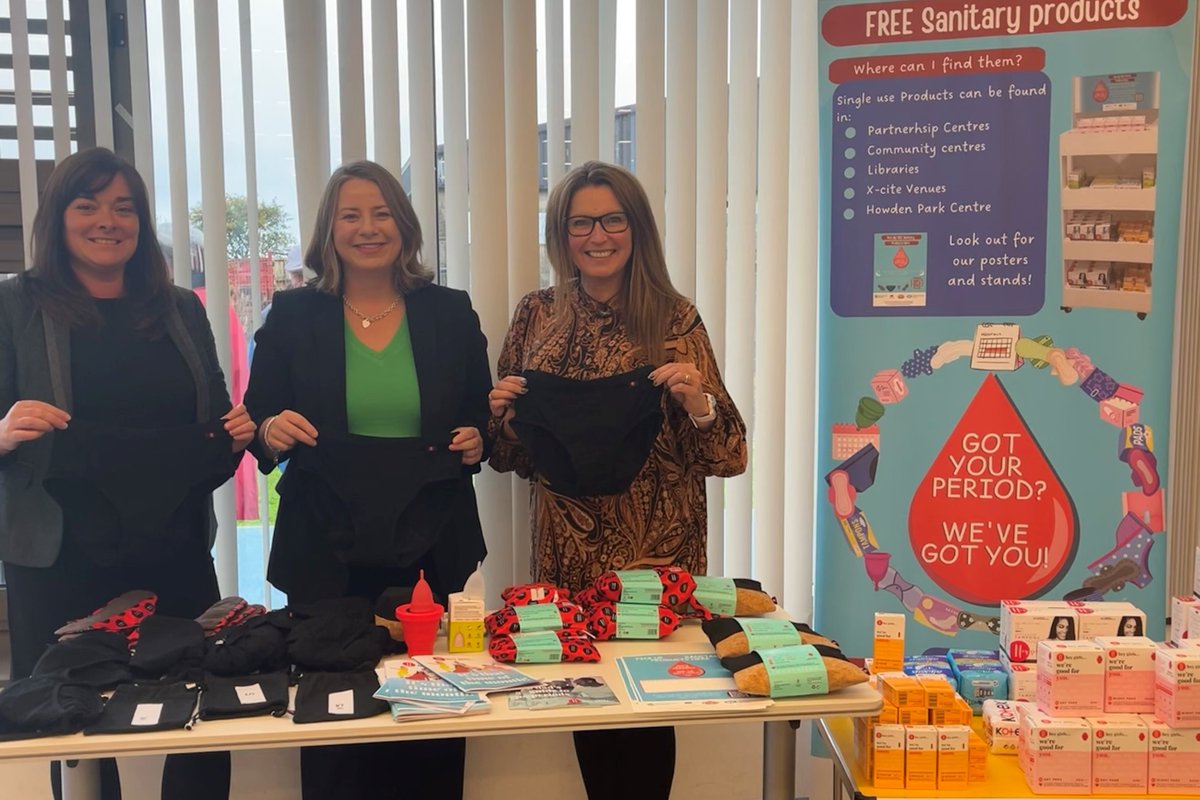 West Lothian Council is making free re-usable period products available for local residents.
Anyone who lives in West Lothian can now order up to three free re-usable products for collection.
Full story at news.westlothian.gov.uk/article/79771/…