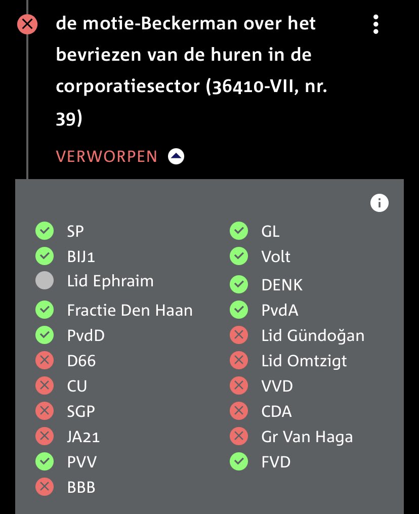 Gisteren stemde D66 tegen ons voorstel voor huurbevriezing 

Vandaag beloven ze in de stemwijzer dat de huren 3 jaar niet zullen stijgen 

Mooi?!

We brengen het voorstel morgen opnieuw in stemming 

D66 beken kleur