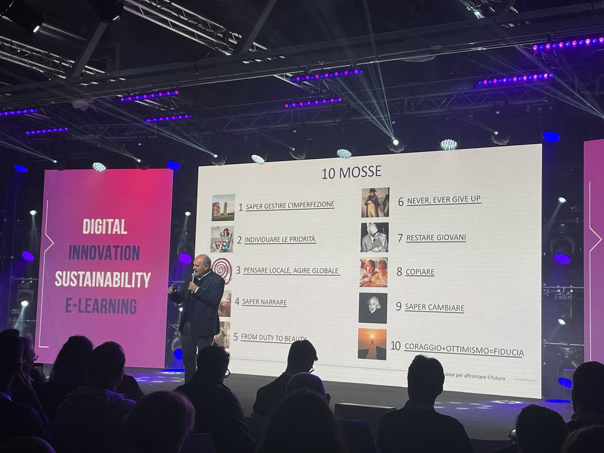 Gabol86's tweet photo. Oscar Farinetti incanta sul palco di @DIDAYSIT parlando di Leonardo Da Vinci, fallimenti, ChatGPT e “Love me tender” di Elvis Presley. https://t.co/2LauMXK0gP