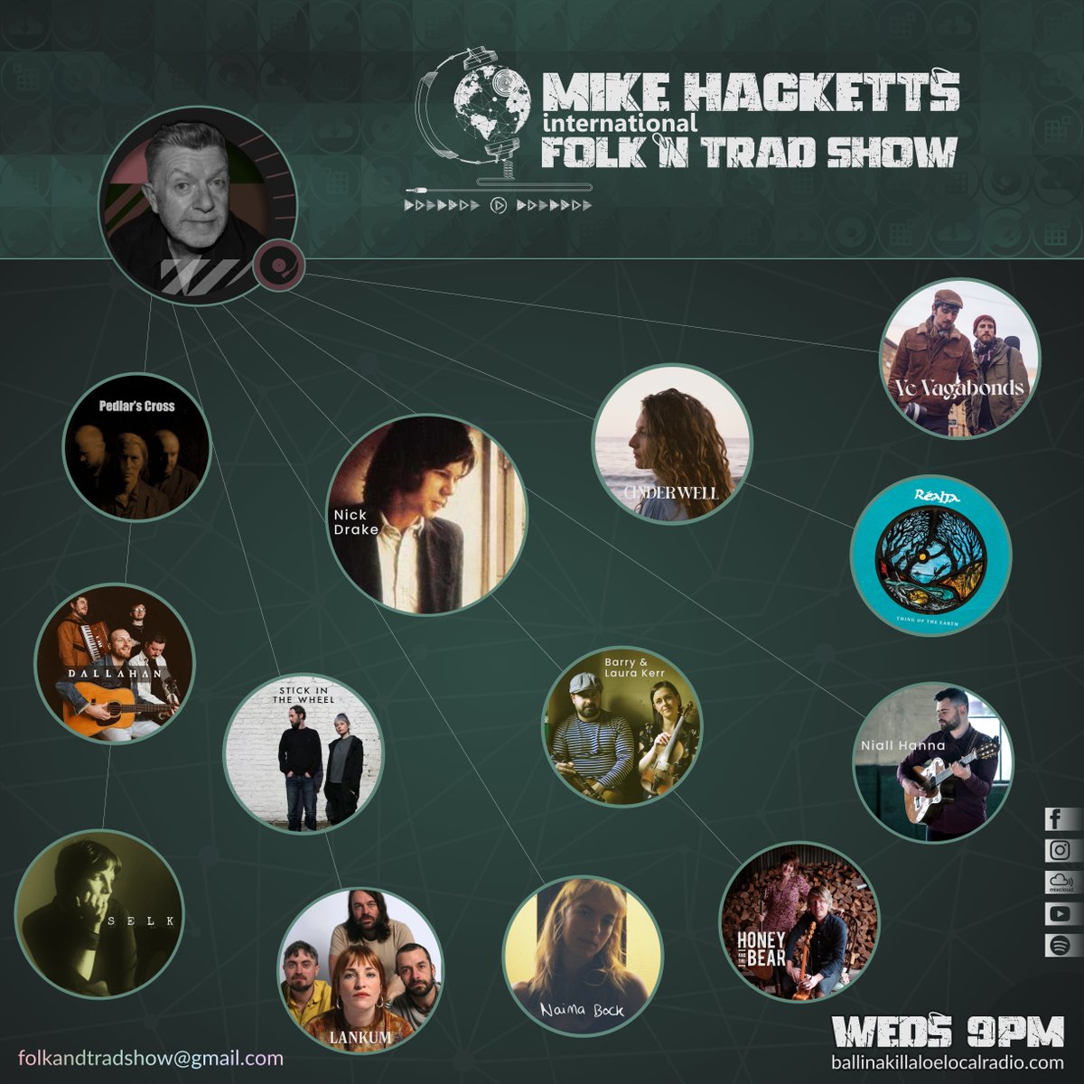 Mike Hackett (@mike_hackett) on Twitter photo live tonight from 9pm ft. @cinder_well
<a href="/yevagabonds/">Ye Vagabonds</a> <a href="/SELKMUSIC/">SELK</a> <a href="/StickInTheWheel/">Stick In The Wheel</a>
<a href="/LankumDublin/">LANKUM</a> <a href="/BarryKerr1/">Barry Kerr</a> <a href="/naimabock/">Naima Bock</a>
<a href="/NiallHanna1/">Niall Hanna</a> <a href="/realtamusic/">Réalta</a> <a href="/HoneyandDaBear/">Honey & The Bear</a> + I catch-up on some more new #IrishMusic released whilst I was MIA🕵️// listen 'hear' 👉 bit.ly/bklrlivestream live tonight from 9pm ft. @cinder_well
<a href="/yevagabonds/">Ye Vagabonds</a> <a href="/SELKMUSIC/">SELK</a> <a href="/StickInTheWheel/">Stick In The Wheel</a>
<a href="/LankumDublin/">LANKUM</a> <a href="/BarryKerr1/">Barry Kerr</a> <a href="/naimabock/">Naima Bock</a>
<a href="/NiallHanna1/">Niall Hanna</a> <a href="/realtamusic/">Réalta</a> <a href="/HoneyandDaBear/">Honey & The Bear</a> + I catch-up on some more new #IrishMusic released whilst I was MIA🕵️// listen 'hear' 👉 bit.ly/bklrlivestream