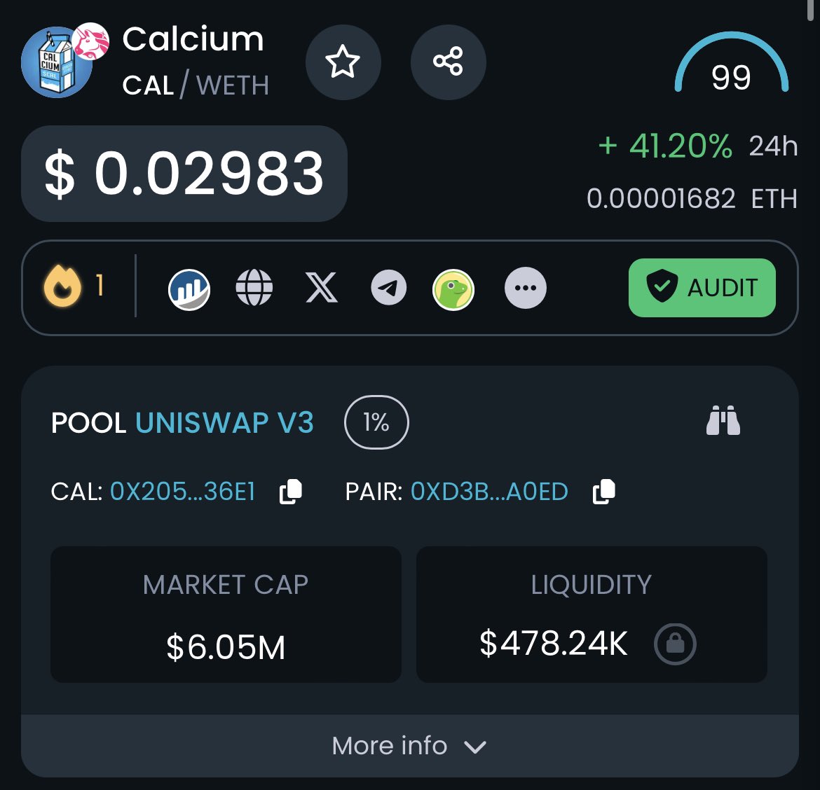 CryptoMafia420's tweet photo. Sending $300 in $CAL ~ RT &amp; follow 🔔

Drop your $ETH wallet • 3x winners 🏆

24 hours ⏰ Good luck 👍🏻 https://t.co/GNxSIXVXCp