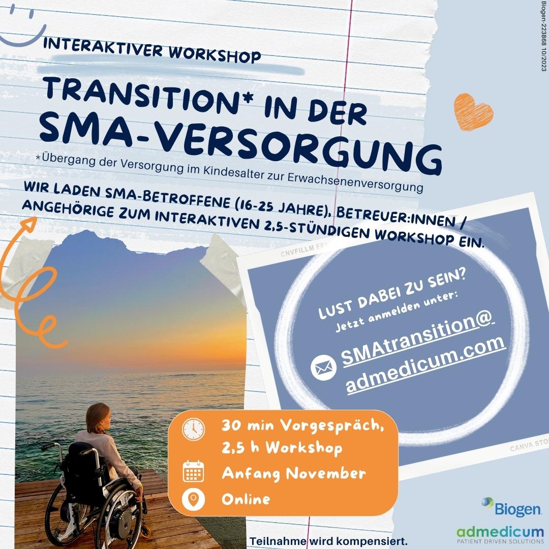 admedicum's tweet photo. 🗣️ We are looking for German-speaking young people with #SMA &amp; relatives/carers for an online workshop! #spinalemuskelatrophie #spinalmuscularatrophy https://t.co/27FGBGBHrX