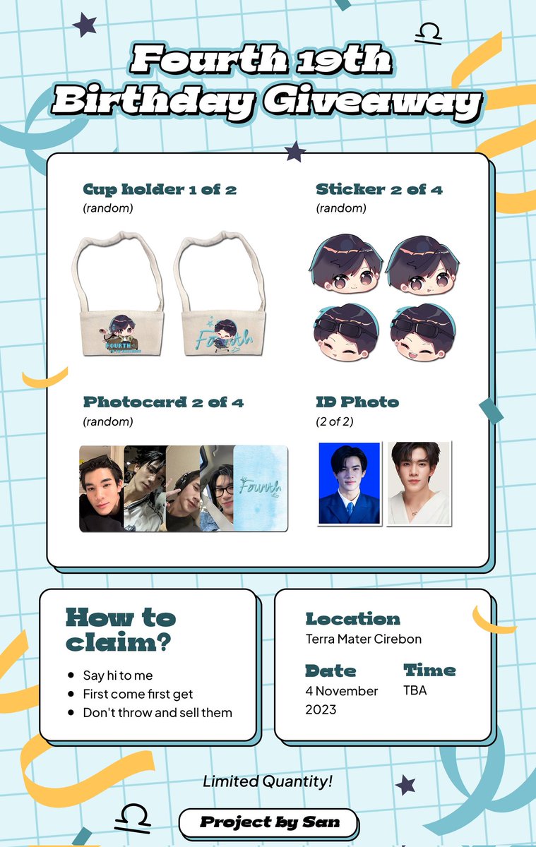 ttawansimp's tweet photo. 🌻calling all khunnoos, mommies &amp; mommas yang ke event kak @maunyastar di Cirebon aku bakal bagi bagi freebies yaa, see you—⁠☆
—————————————————
for anyone who wants it but not from Cirebon you can click this link (ina only) : https://t.co/IWdZ2iMKmB*⁠.⁠✧

—LIMITED QUANTITY— https://t.co/FStvdHwSoM