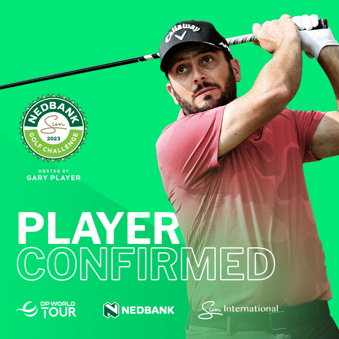 Francesco Molinari is set to make his third appearance in Africa’s Major after six years 🏌️‍♂️ Fresh from his role as Vice Captain in Team Europe's Ryder Cup triumph, he'll join Major champions Justin Rose and Justin Thomas at Sun City. Get your tickets now: bit.ly/3MgcG3H