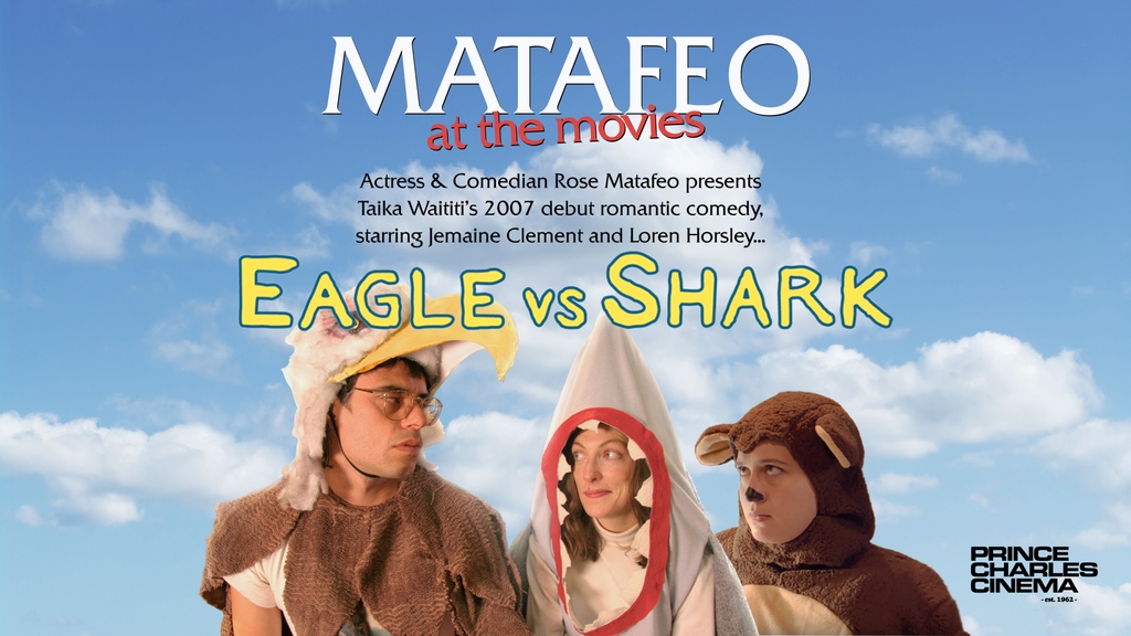 With her screening of REAR WINDOW nearly sold out tonight – we're happy to announce her next show that @Rose_Matafeo will introduce on 21st November – @TaikaWaititi's debut EAGLE vs SHARK on 35mm! Get Tickets 🎟️ 👉️ bit.ly/3EmjcBC #MatafeoAtTheMovies