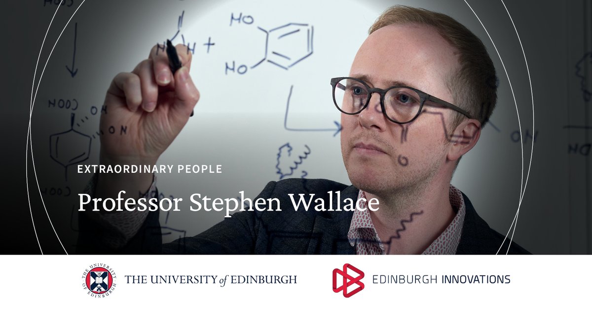 Be #inspired by @Dr_StephenW. This extraordinary person is genetically engineering bacteria to transform waste into valuable industrial products, & helping the chemical industry to decouple from fossil fuels ➡️eil.ac/epstephenwalla… #ExtraordinaryPeople #EdinburghInnovators