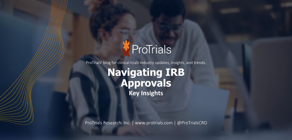 ProtrialsCRO's tweet photo. See our latest blog post on "Navigating #IRBApprovals: Key Insights"

Understanding IRB approval intricacies ensures ethical and efficient progress in #ClinicalResearch. 
Stay informed. Stay compliant. Elevate clinical research.

https://t.co/3wfVfmY4it https://t.co/59GnFul4j4