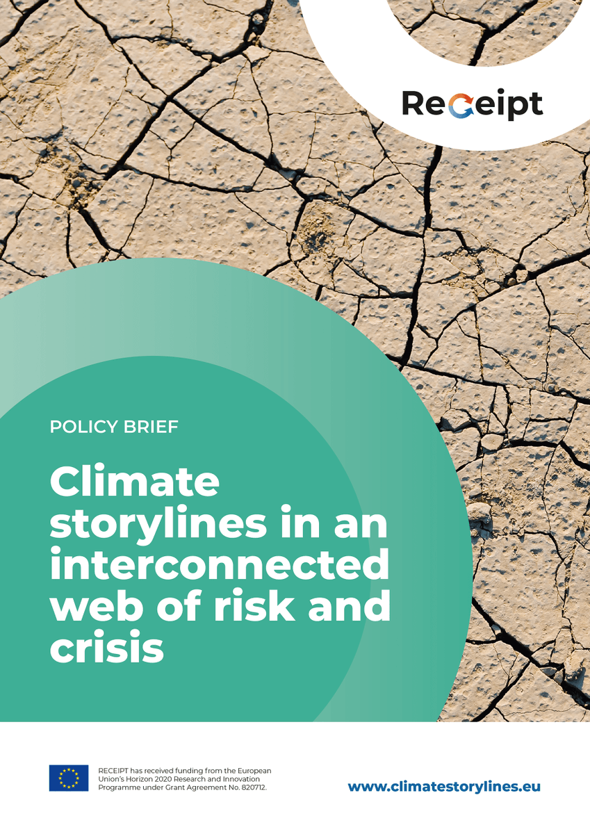 RECEIPT_eu's tweet photo. Why storytelling #ClimateChange? 📖🔍 The storyline approach helps to understand #ClimateChangeRisks and their pathways.
Read our policy brief about #ClimateStorylines in an interconnected web of risk and crisis 👇 https://t.co/uOKqBhfbsm https://t.co/EG4oZCwRVE