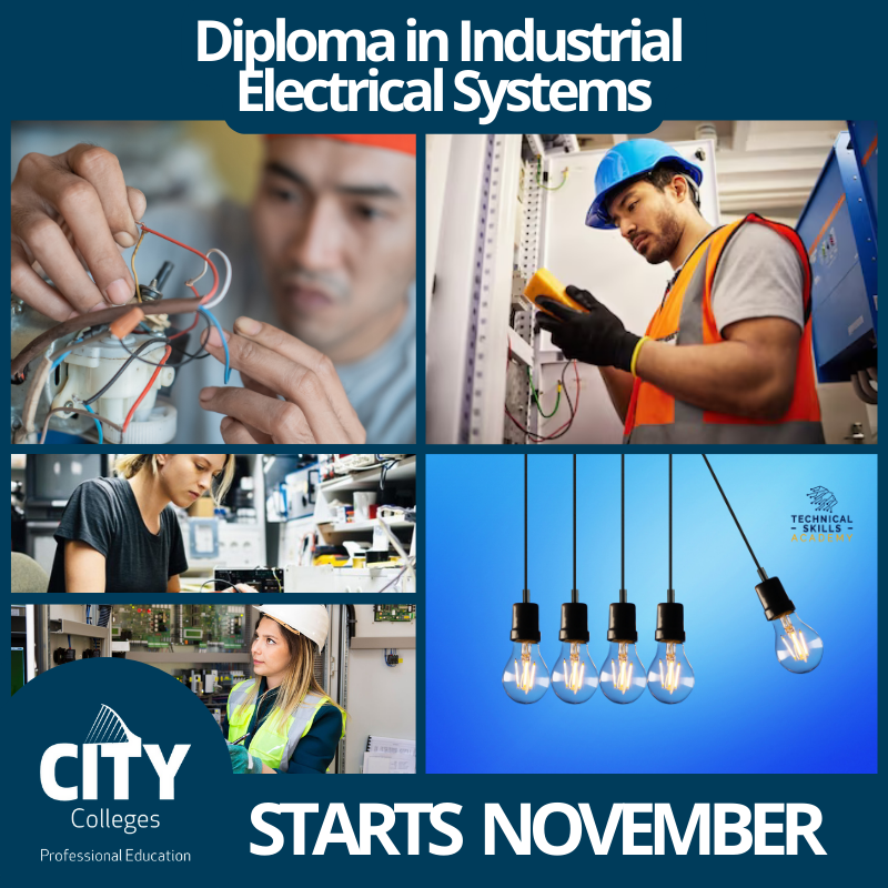 CityColleges's tweet photo. Our brand new Diploma in Industrial Electrical Systems starts in November.

Find out more: https://t.co/urWK9evbfJ

#engineering #citycolleges #newtechnology #tech #citycollegesdublin #industrialsolutions #electricalequipment #industrialwiring #industrialsafety #electricians https://t.co/NQszhQdUrn
