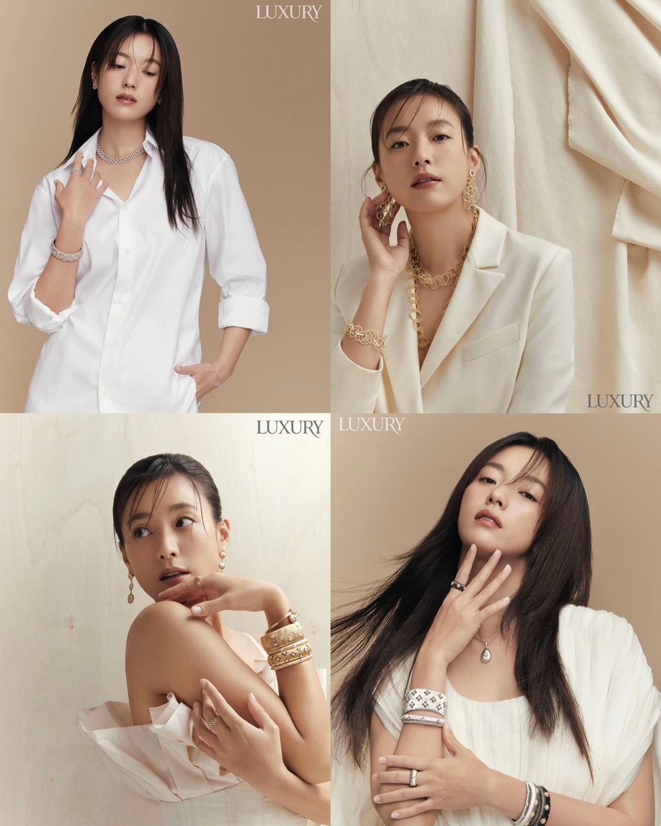 han hyojoo with buccellati for luxury magazine ✨ face card fronting the bill