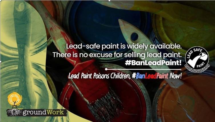 groundWorkSA's tweet photo. Check paint is #LeadSafe before you buy it and report retailers who sell leaded paint. #BanLeadPaint globally to end childhood #LeadPoisoning which can cause lifelong damage to the nervous system. Lead Poisoning Prevention Week 23 - 29 October 2023 info: https://t.co/DxNaJTFryT https://t.co/pj7wMhLhbl