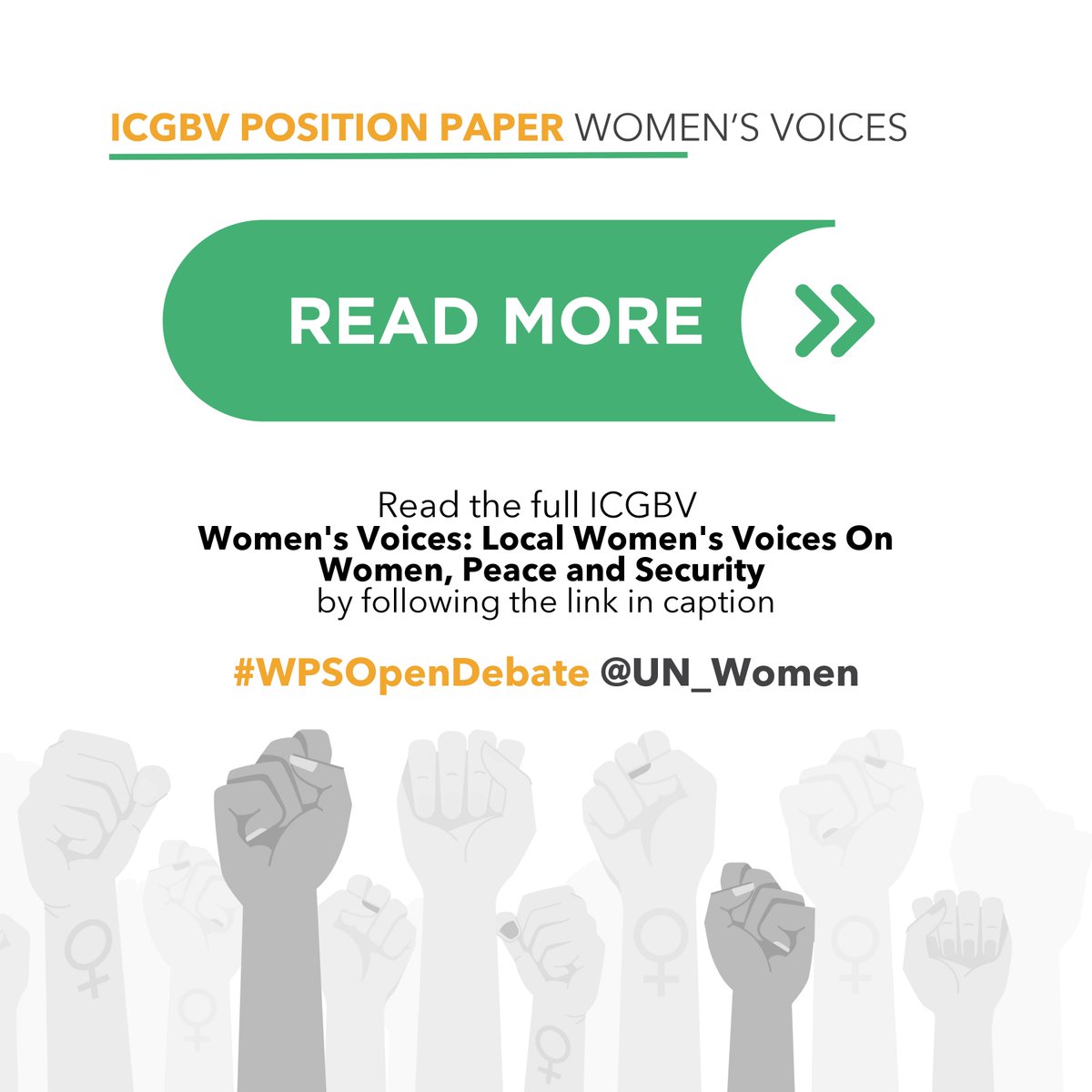 ICGBV_Ireland's tweet photo. In the Women's Voices paper it is noted that Intersectional Voices and perspectives are essential to advance the #WPS Agenda
We are looking forward to tuning in later today on https://t.co/cMNcdhlN6m to watch the #WPSOpenDebate
Read here https://t.co/AwWv5wQ0ib @UN @UN_Women https://t.co/G5rPqMMorI