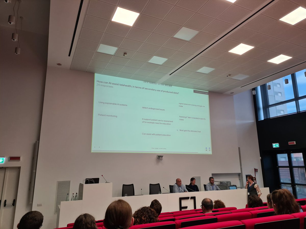 Interesting insights on telehealth and AI #efmi#STC2023#medicalinformatics