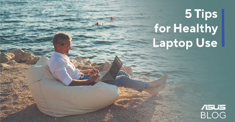 ASUS's tweet photo. In this digital age, our trusty laptops have become our indispensable companions. Check out these 5 ideas on how to maintain a healthy lifestyle while using a laptop. Click the post to learn more!
