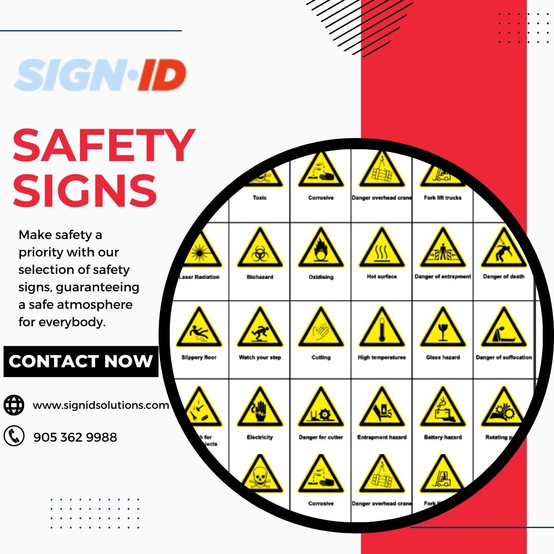 signidsolutions's tweet image. Safety Signs: Make safety a priority with our selection of safety signs, guaranteeing a safe atmosphere for everybody
#sign #signage #SignageMaker #signagesolutions #signagecompany #signageinstallationnstallation