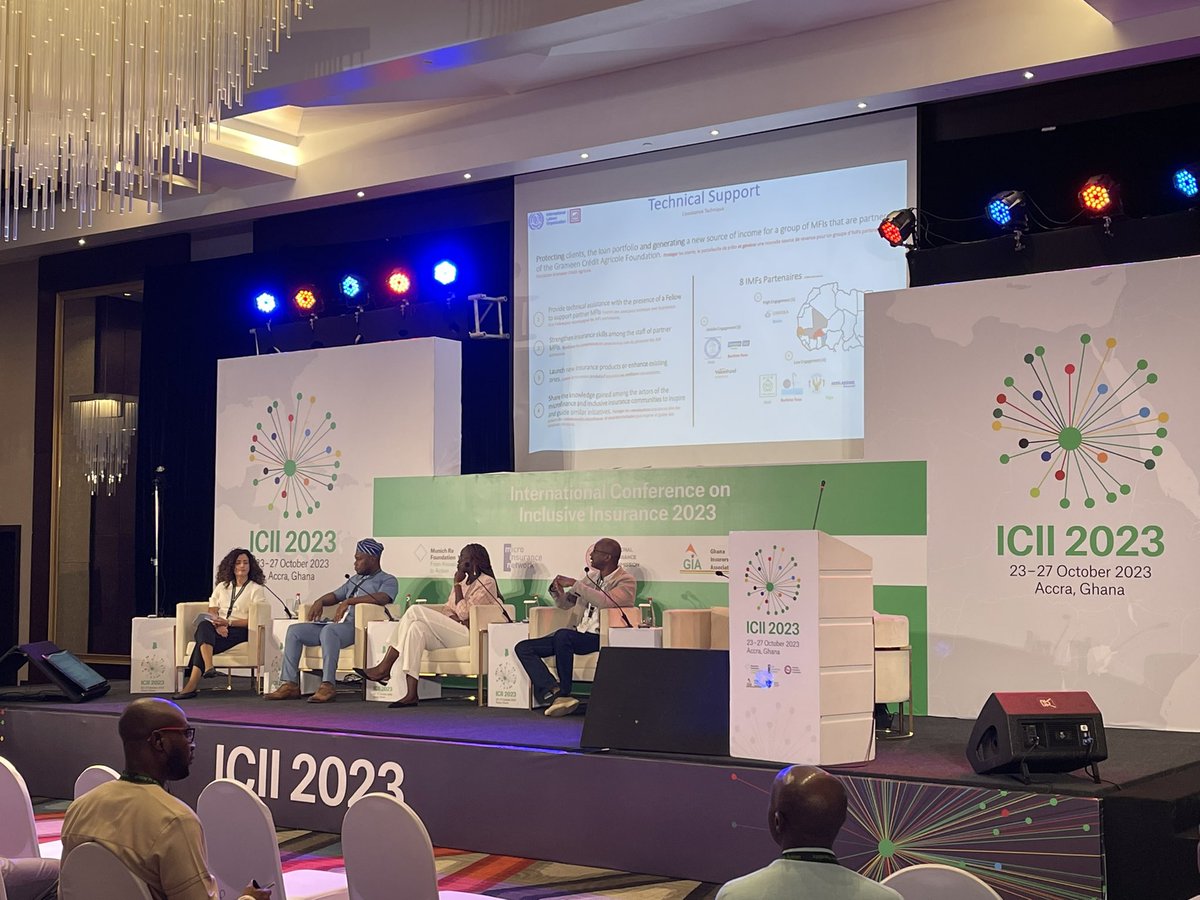 NetworkFlash's tweet image. Day 3 of #ICII2023 is commencing with parallel sessions on closing the #GenderProtectionGap, promoting #microinsurance within MFIs &amp;amp; improving access to #ClimateInsurance in developing countries.