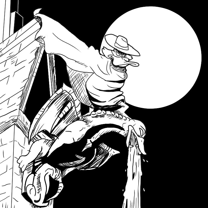 multisiffi's tweet image. #inktober2023day25 Let's get dangerous #darkwingduck