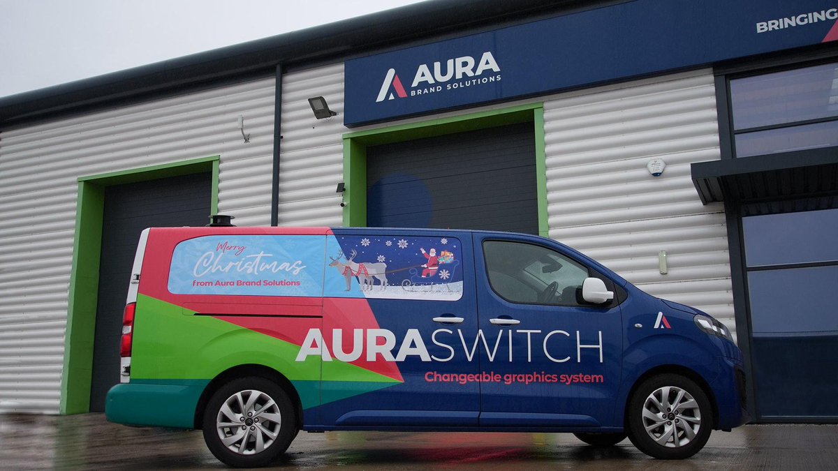 SWITCH IT UP THIS CHRISTMAS 🔀🌟🎄

Your vehicles are your mobile billboards and you should be making the most of them - AuraSwitch means hassle-free festive #fleet #branding:

✅Easy to apply and remove
✅Reusable
✅Switch messaging in minutes

Get in touch to #BuildYourBrand