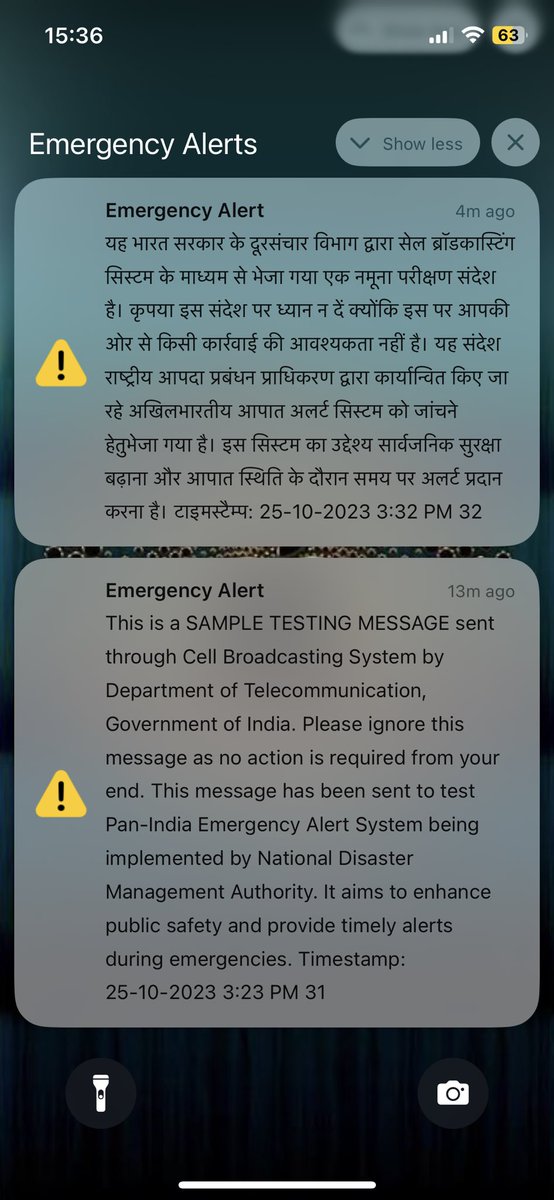ehsanisafzal's tweet photo. Guys, dont panic, this is just a test alert sent by government of telecommunications. so that we can be notified during emergencies. 
#emergencyalert #dontpanic https://t.co/aljqrRLxNj