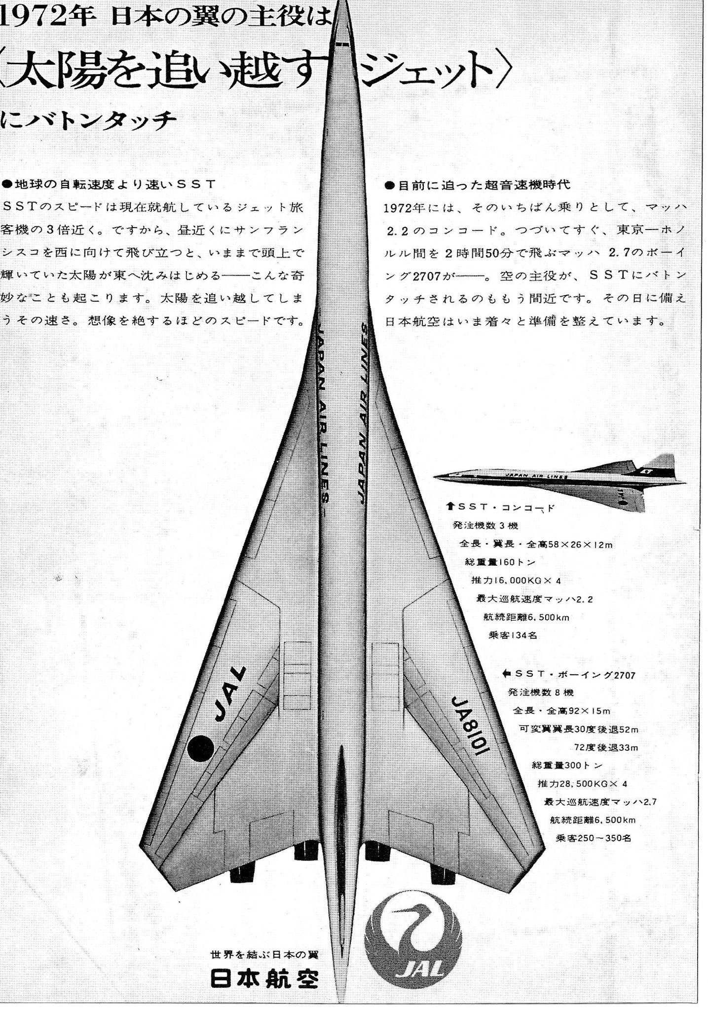 K1000 日本航空 JAL SST コンコルド 記念盾 プレート F9RxQiwa0AAJPE3.jpg:large