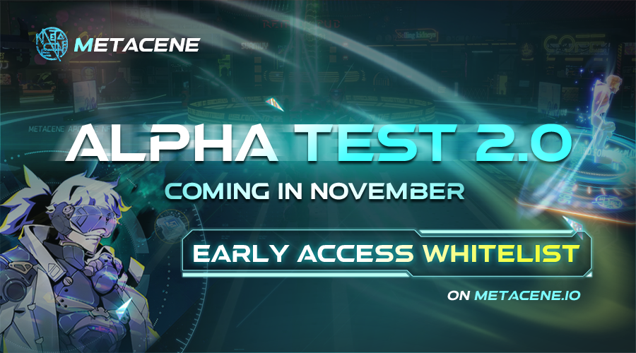 🚨Attention All Residents: 

MetaCene #MMORPG #Web3Gaming Alpha Test 2.0 Launching in November...

Get your 📜Early Access #Whitelist 📜 to join in #MetaCene Fight...

Event link: gleam.io/9VBlE/metacene…