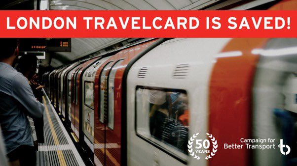 Great news after our campaign & lobbying by residents the London Labour Mayor has u-turned on his plan to scrap the Day-Travelcard which would have seen substantial rises in tickets prices, after the mayor’s attack on residents driving into London with ULEZ this is welcomed.