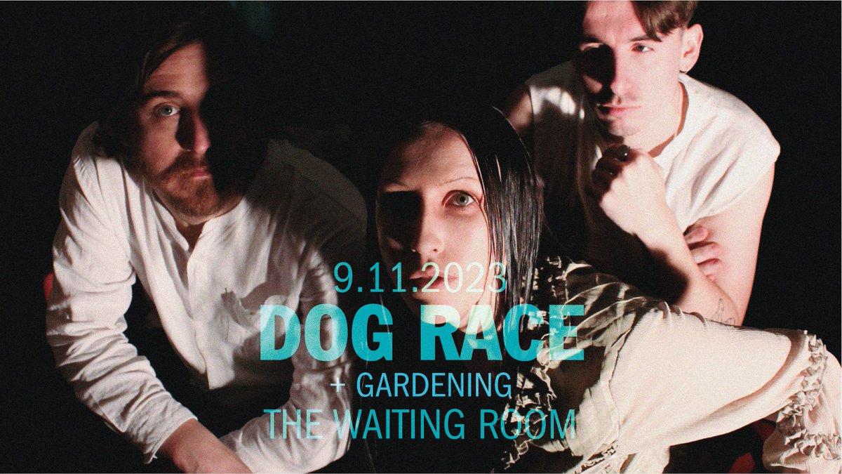 Support announced!
@DogRaceBand will be supported by @wearegardening at @WaitingRoomN16 ⚡️
🎫 On sale now: bit.ly/40Vo49U