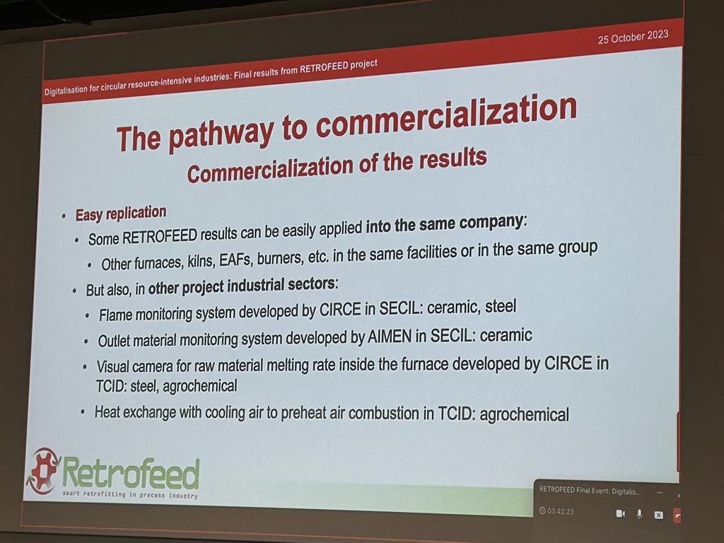 Diego Redondo, <a href="/fCIRCE/">CIRCE - Centro Tecnológico</a> shares thoughts on the replication potential and challenges of the #RETROFEED project. The pathway to commercialization is not easy, because of different legislations and bureaucracy so it is critical to work towards harmonisation