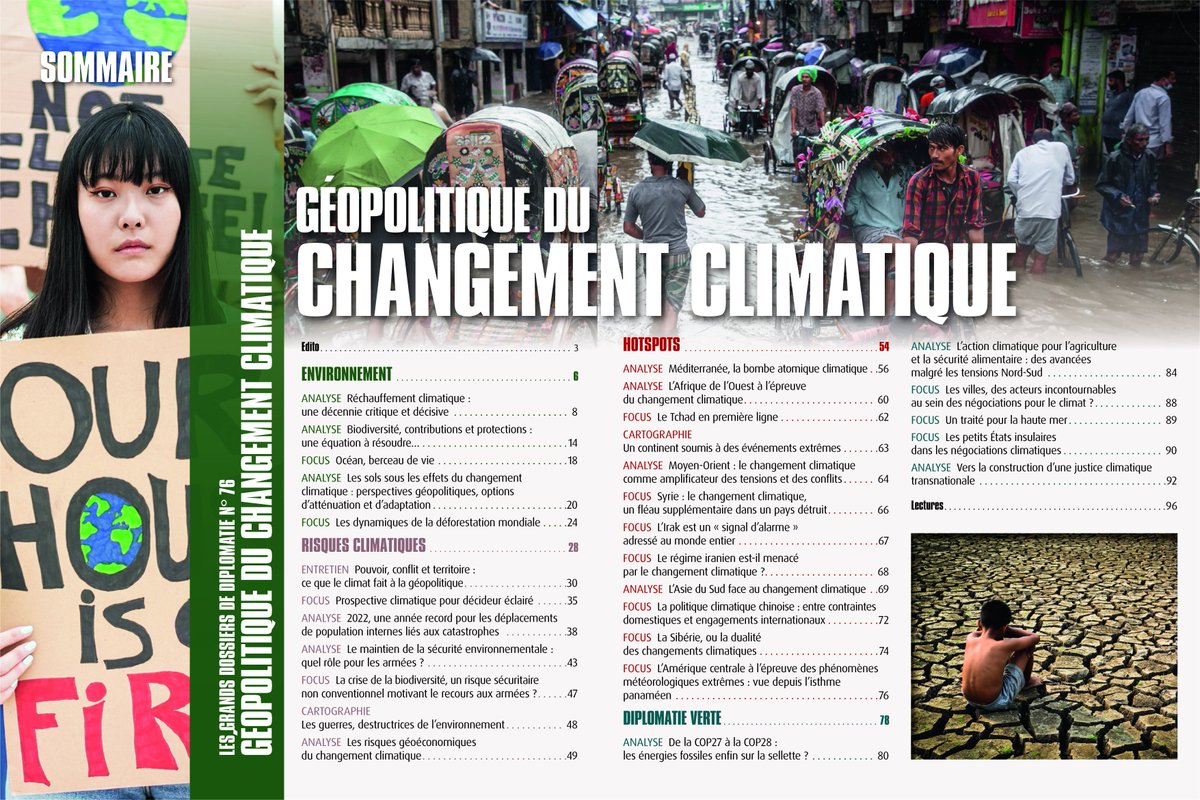 Heureux d contribuer au n°76 <a href="/DiplomatieMag/">Diplomatie Magazine</a> sur l’impact des phénomènes météo extrêmes dans le couloir sec centraméricain. Les répercussions dépassent les sphères locale et commerciale, mais affectent aussi la #géopolitique du continent. Disponible enligne/kiosque <a href="/IFGeopolitique/">Institut Français de Géopolitique</a>